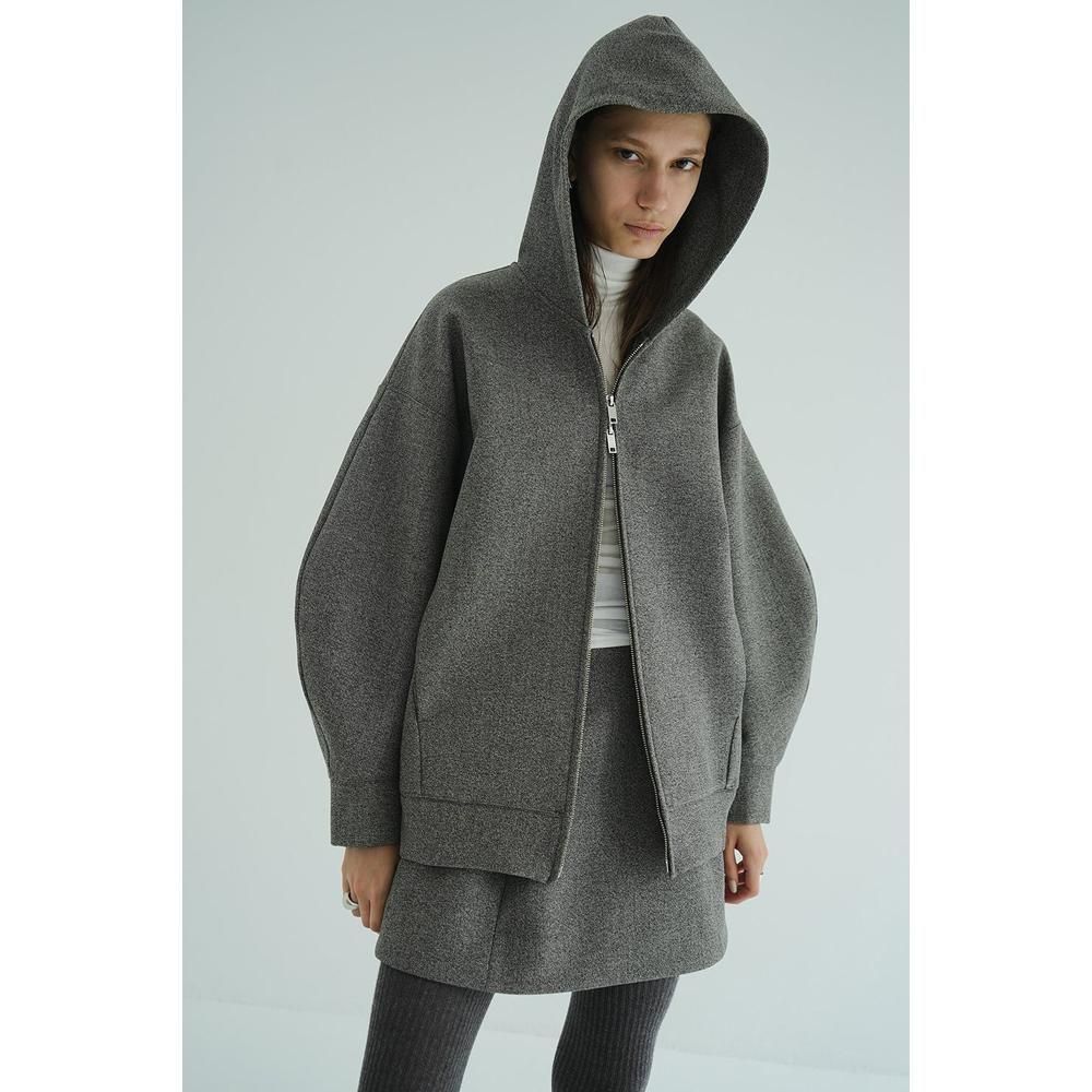 CLANE ニット　パーカー antiqua ニットパーカー フーディ メンズ ニット 長袖 送料無料