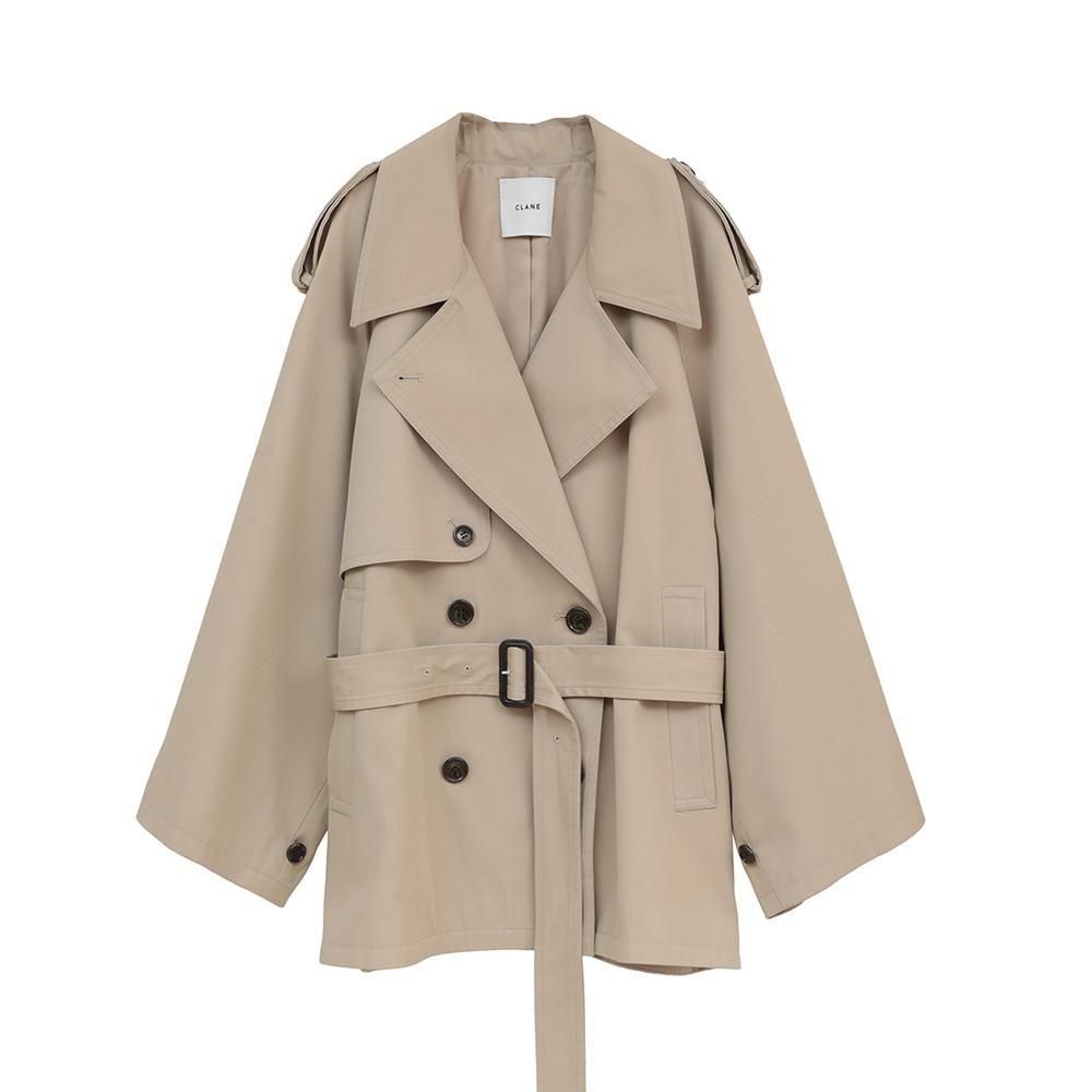 CLANE】 OVER SHORT TRENCH COAT 10101-0023 クラネ