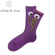 ȥܡ 󥢥ɥ ȥå ching&co. &TOUGH - purple- Socks å֥쥿ѥå饤б