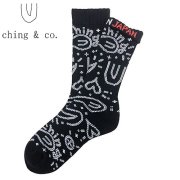 󥢥ɥ ȥå ching&co. ڥ꡼ -black- Socks å ֥쥿ѥå饤б