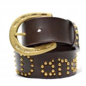 <img class='new_mark_img1' src='https://img.shop-pro.jp/img/new/icons50.gif' style='border:none;display:inline;margin:0px;padding:0px;width:auto;' />CANVAS - STUDS BELT TYPE1 ( BROWN LEATHER / BRASS )