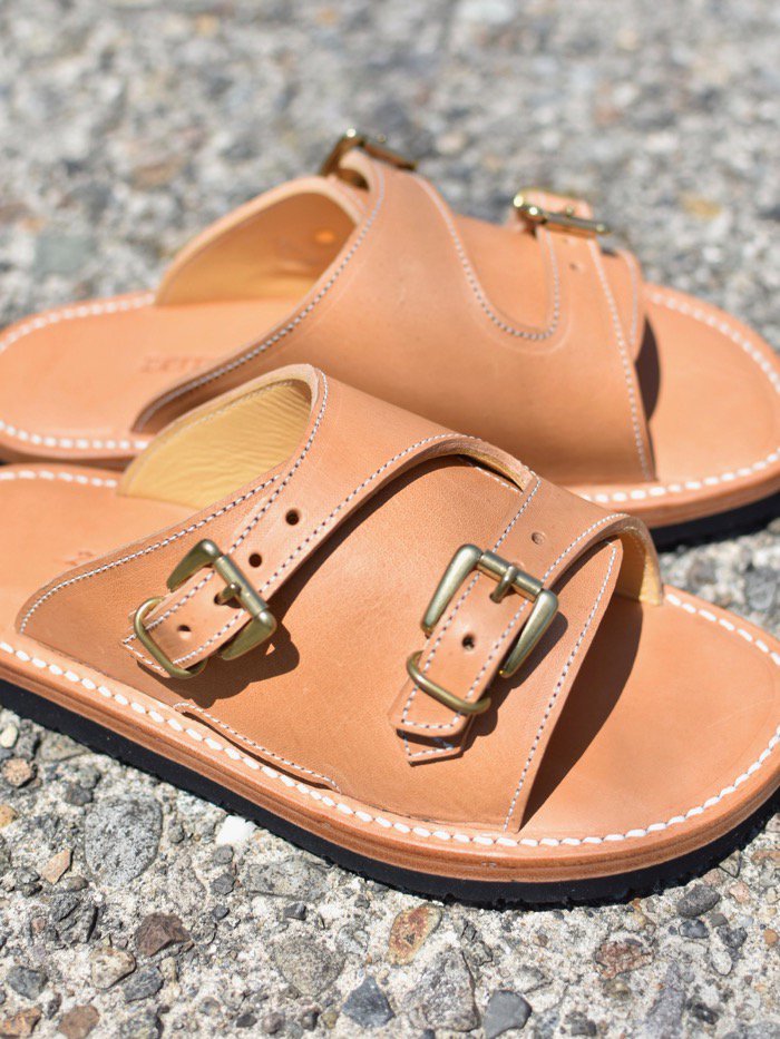 ZERROW'S BOOTS & SHOES - LEATHER SANDAL(ニューヨークレザー/CAMEL