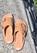 ZERROW'S BOOTS & SHOES - LEATHER SANDAL(ニューヨークレザー/CAMEL)