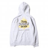 TROPHY CLOTHING - “HOLIDAY” HOLIDAY LOGO ZIP HOODIE(KIDS SIZE)(子供服）(GRAY)