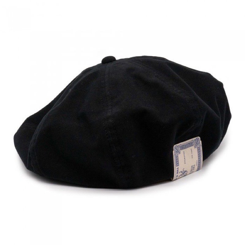 THE H.W. DOG & CO. - 8PANEL BERET (BLACK) - CANVAS CLOTHING ONLINE 