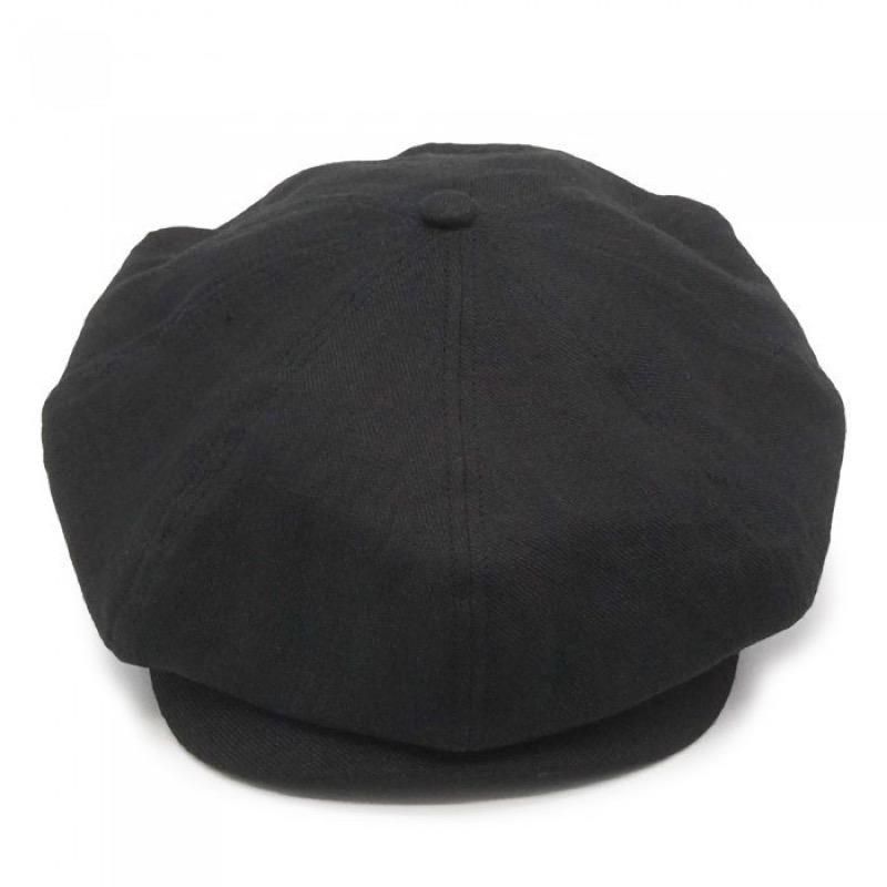 THE H.W. DOG & CO. - LINEN PK CAP (BLACK) - CANVAS CLOTHING ONLINE