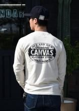 <img class='new_mark_img1' src='https://img.shop-pro.jp/img/new/icons50.gif' style='border:none;display:inline;margin:0px;padding:0px;width:auto;' />CANVAS - STANDARD LOGO L/S TEE (NATURAL)