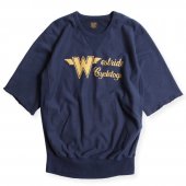 <img class='new_mark_img1' src='https://img.shop-pro.jp/img/new/icons50.gif' style='border:none;display:inline;margin:0px;padding:0px;width:auto;' />WEST RIDE / CLOUD SHORT SLEEVE FRONT V CREW NECK (NAVY)
