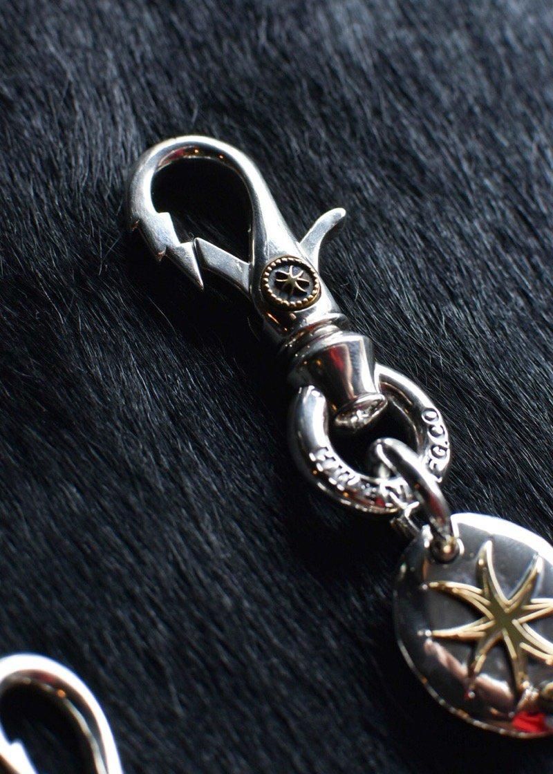 HWZN.MFG.CO. x BLACK BOOTS / THUNDER HOOK WALLET CHAIN MEDAL