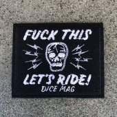 <img class='new_mark_img1' src='https://img.shop-pro.jp/img/new/icons50.gif' style='border:none;display:inline;margin:0px;padding:0px;width:auto;' />DicE magazine / FTLR Skull Chain Stitched Patch