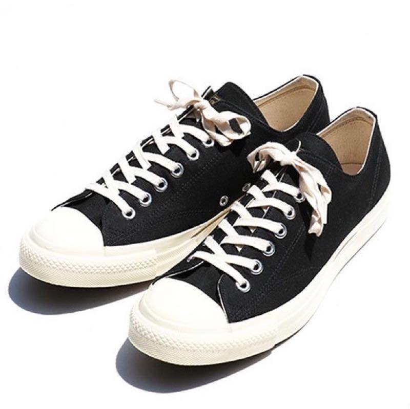 TROPHY CLOTHING - MILL TRAINERS LOW-TOP (BLACKxCREAM) - CANVAS CLOTHING  ONLINE STORE / 39 Shimeno Kanazawa Ishikawa JAPAN 920-0059