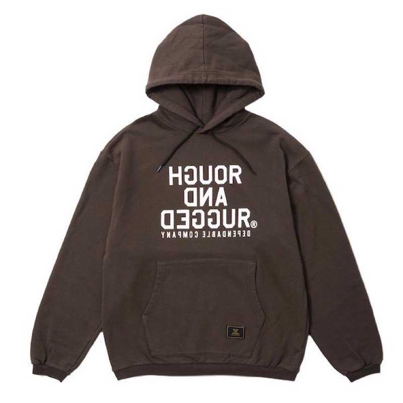 ROUGH AND RUGGED / CHAMP HOODED (BROWN) - CANVAS CLOTHING ONLINE