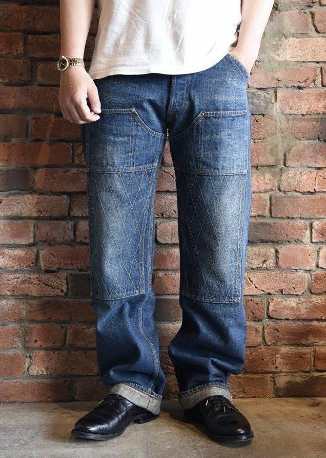 TROPHY CLOTHING - 1606H HERITAGE W KNEE STD DIRT DENIM, - CANVAS CLOTHING  ONLINE STORE / 39 Shimeno Kanazawa Ishikawa JAPAN 920-0059