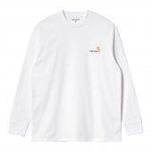 <img class='new_mark_img1' src='https://img.shop-pro.jp/img/new/icons50.gif' style='border:none;display:inline;margin:0px;padding:0px;width:auto;' />CARHARTT / L/S AMERICAN SCRIPT T-SHIRT (WHITE)