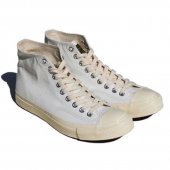 TROPHY CLOTHING - MILL TRAINERS HI-TOP (WHITExCREAM)