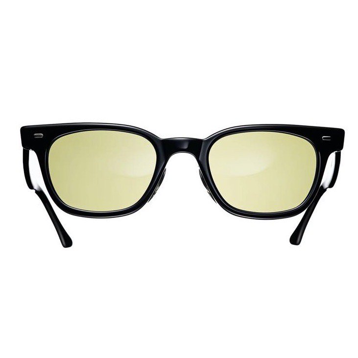 EVILACT EYEWEAR “HENDERSON” - RIM TEMPLE BLACK / GREEN LENS