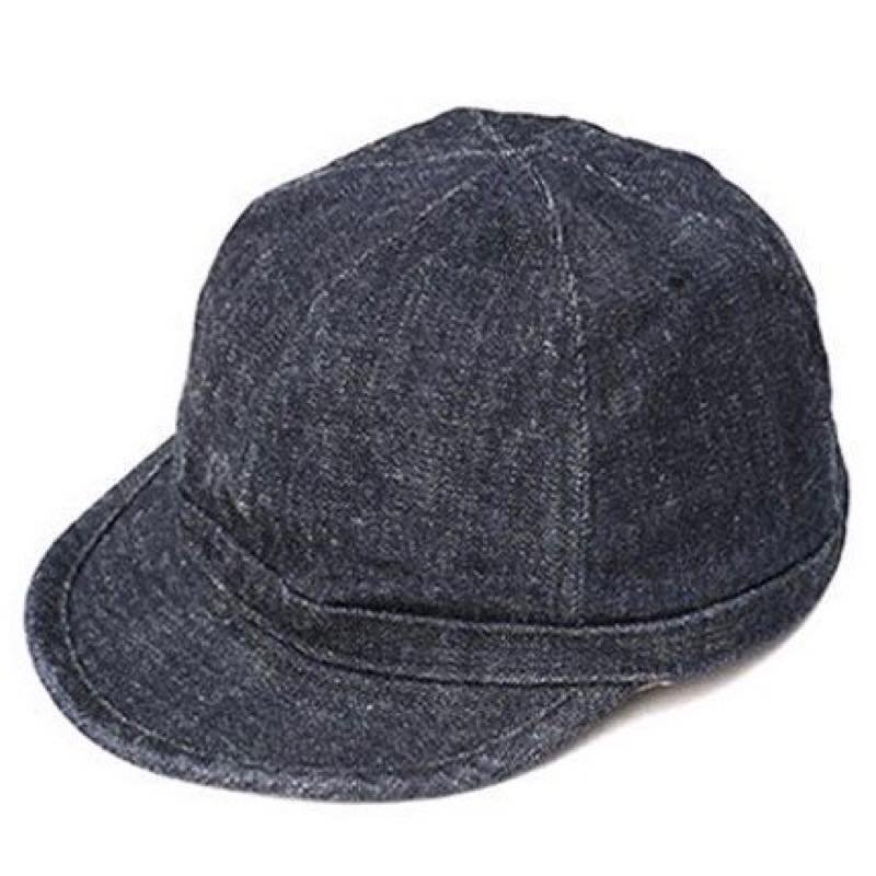 TROPHY CLOTHING - DIRT DENIM PRISONER CAP (INDIGO X NAVY) - CANVAS