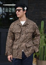 <img class='new_mark_img1' src='https://img.shop-pro.jp/img/new/icons1.gif' style='border:none;display:inline;margin:0px;padding:0px;width:auto;' />STEVENSON OVERALL Co. / Rangefinder Jacket (LEOPARD)