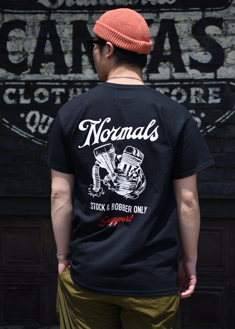 NORMALS SP S S TEE BLACK CANVAS CLOTHING ONLINE STORE 39 Shimeno Kanazawa Ishikawa JAPAN 920 0059