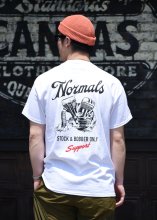 NORMALS / SP S/S TEE (WHITE)
