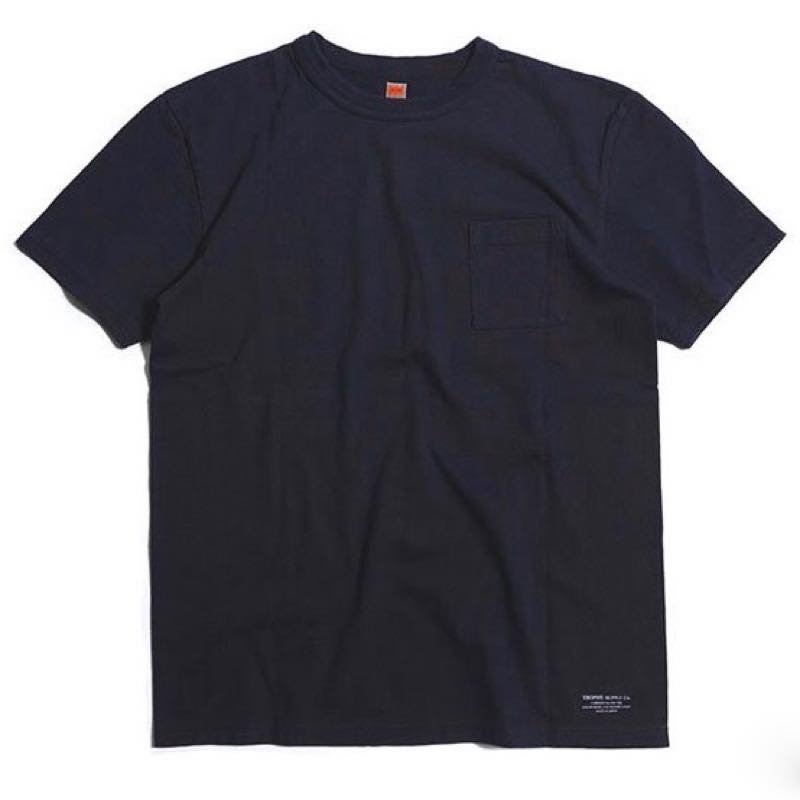 TROPHY CLOTHING - RANCH LOGO LOOP WHEEL TEE (NAVY) - CANVAS