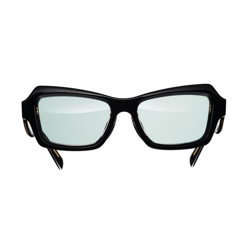 EVILACT EYEWEAR “THOR” - RIM TENPLE BLACK A.CLEAR / GREEN