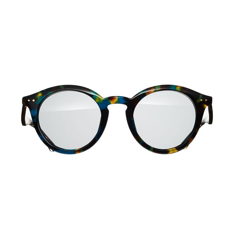 EVILACT EYEWEAR “CURTISS” - RIM TENPLE EMERALD HAVANA / SMOKE LENS