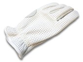 <img class='new_mark_img1' src='https://img.shop-pro.jp/img/new/icons50.gif' style='border:none;display:inline;margin:0px;padding:0px;width:auto;' />UNCROWD - LEATHER PUNCH MESH GLOVE (WHITE)