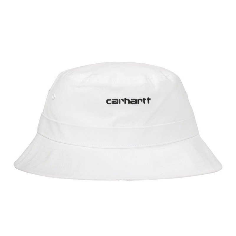 Carhartt WIP / SCRIPT BUCKET HAT (White / Black) - CANVAS CLOTHING ONLINE  STORE / 39 Shimeno Kanazawa Ishikawa JAPAN 920-0059