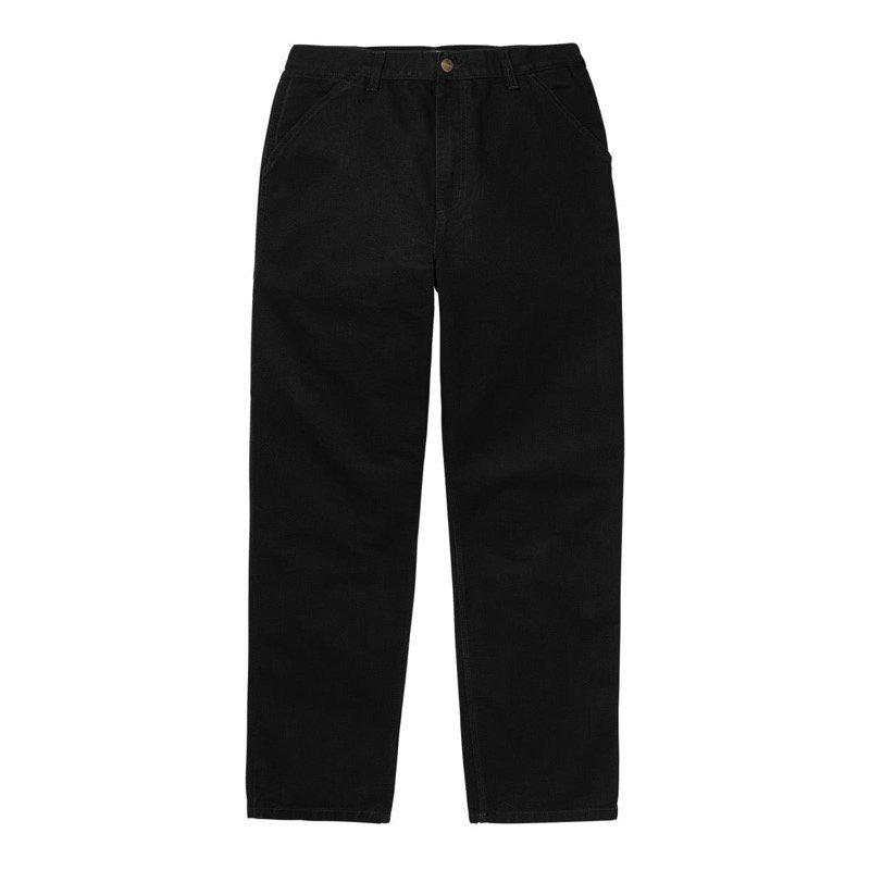 Carhartt WIP / SINGLE KNEE PANT (BLACK) - CANVAS CLOTHING