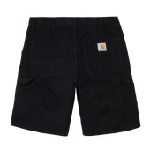 <img class='new_mark_img1' src='https://img.shop-pro.jp/img/new/icons50.gif' style='border:none;display:inline;margin:0px;padding:0px;width:auto;' />CARHARTT / SINGLE KNEE SHORT (Black rinsed)