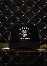 <img class='new_mark_img1' src='https://img.shop-pro.jp/img/new/icons50.gif' style='border:none;display:inline;margin:0px;padding:0px;width:auto;' />Cycle Zombies / MOTOR HAT (BLACK)