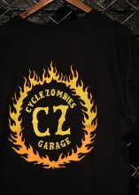 <img class='new_mark_img1' src='https://img.shop-pro.jp/img/new/icons50.gif' style='border:none;display:inline;margin:0px;padding:0px;width:auto;' />CycleZombies / FLAMEBOY S/S T-SHIRT (BLACK)