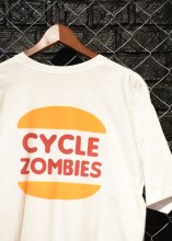 <img class='new_mark_img1' src='https://img.shop-pro.jp/img/new/icons50.gif' style='border:none;display:inline;margin:0px;padding:0px;width:auto;' />CycleZombies / BURGER S/S T-SHIRT (WHITE)