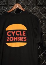 CycleZombies / BURGER S/S T-SHIRT (BLACK)