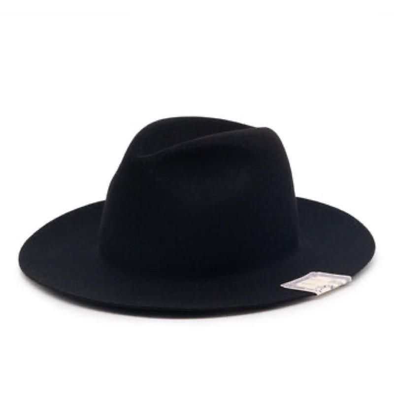 THE H.W. DOG & CO. - TRAVELERS RABBIT HAT (BLACK) - CANVAS