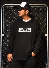<img class='new_mark_img1' src='https://img.shop-pro.jp/img/new/icons1.gif' style='border:none;display:inline;margin:0px;padding:0px;width:auto;' />CANVAS / BOX LOGO L/S TEE (BLACK)