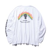 CLUCT / POWER TO THE PEOPLE [L/S TEE] (WHITE)