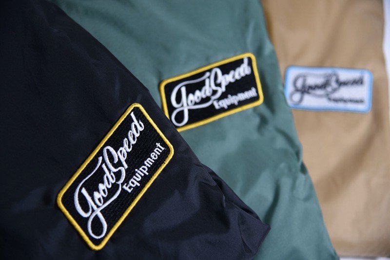 GOODSPEED / Lettering Logo Coach Jacket (KHAKI) - CANVAS CLOTHING