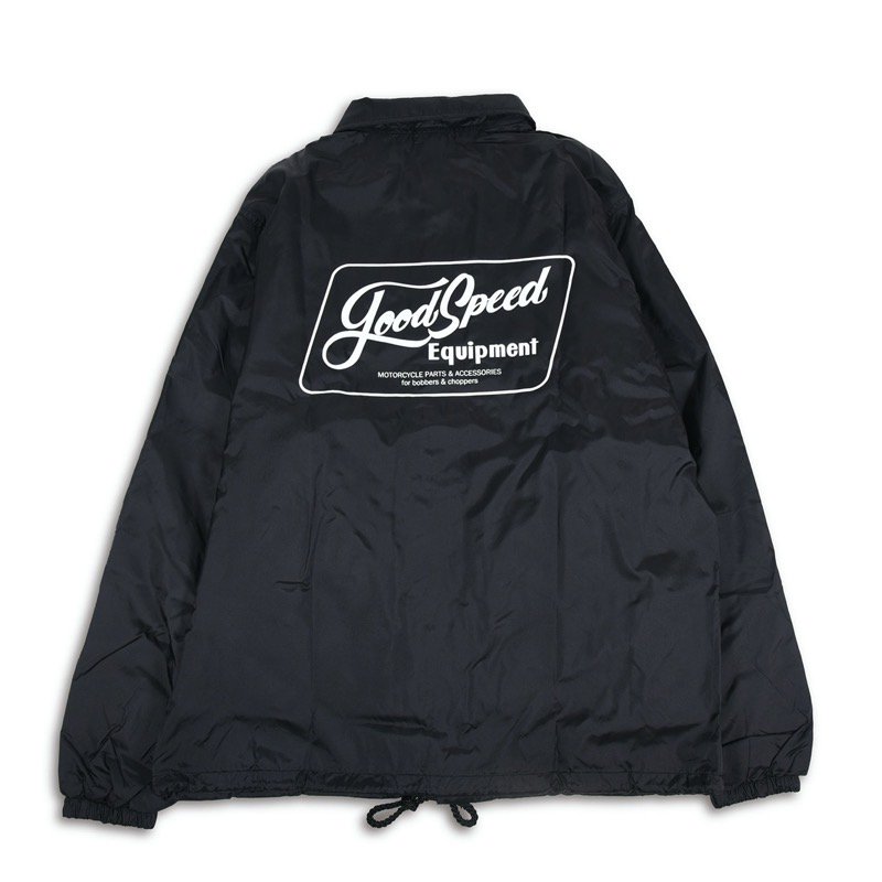 GOODSPEED / Lettering Logo Coach Jacket (BLACK) - CANVAS CLOTHING ONLINE  STORE / 39 Shimeno Kanazawa Ishikawa JAPAN 920-0059