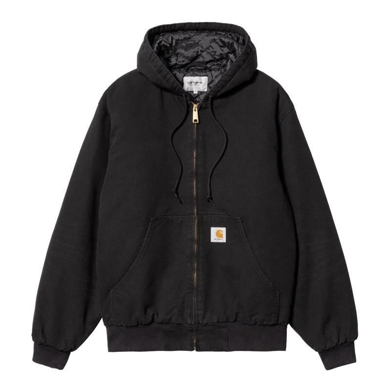 Carhartt WIP / OG ACTIVE JACKET - Black (aged canvas) - CANVAS ...