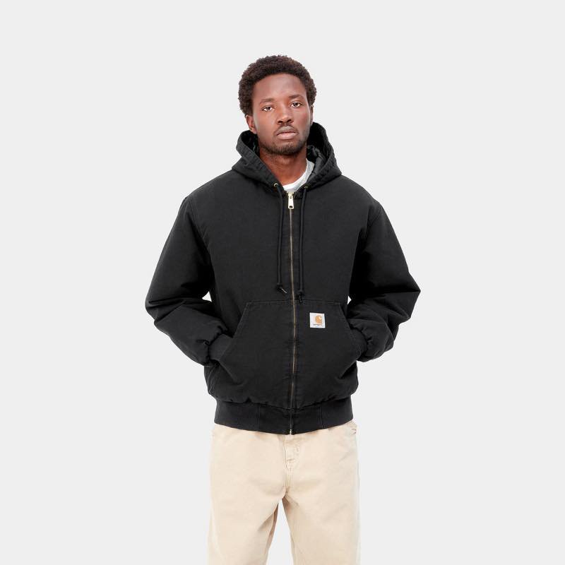 Carhartt WIP / OG ACTIVE JACKET - Black (aged canvas) - CANVAS CLOTHING  ONLINE STORE / 39 Shimeno Kanazawa Ishikawa JAPAN 920-0059