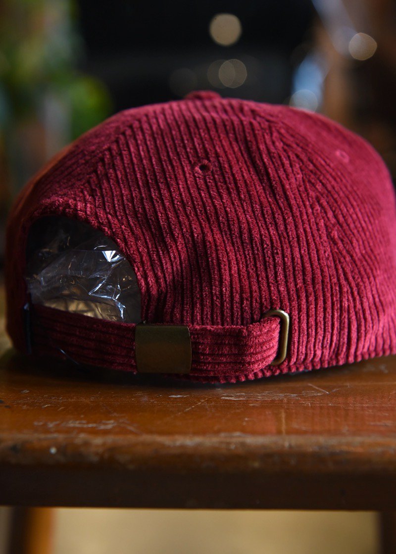 HWZN.MFG.CO. / RACING DIVISION CORDUROY CAP (BURGUNDY