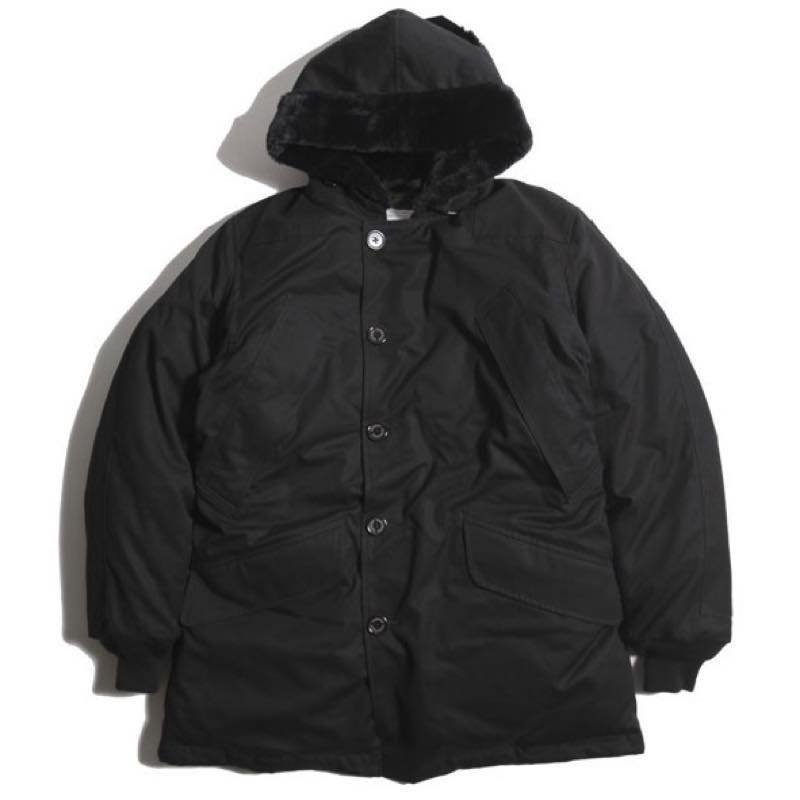 TROPHY CLOTHING - B-9 TR.MFG.COAT (BLACK) - CANVAS CLOTHING ONLINE STORE /  39 Shimeno Kanazawa Ishikawa JAPAN 920-0059