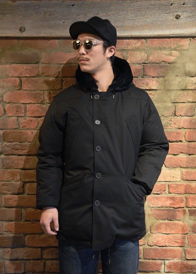 TROPHY CLOTHING - B-9 TR.MFG.COAT (BLACK) - CANVAS CLOTHING ONLINE