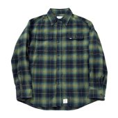 <img class='new_mark_img1' src='https://img.shop-pro.jp/img/new/icons50.gif' style='border:none;display:inline;margin:0px;padding:0px;width:auto;' />HWZN.MFG.CO. / FLANNEL CLASSIC SHIRTS (GREEN)