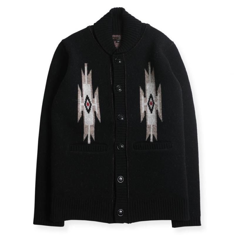 WEST RIDE / NATIVE SHETLAND SWEATER (BLACK) - CANVAS