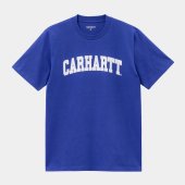 CARHARTT / S/S UNIVERSITY T-SHIRT (Lazurite / White)