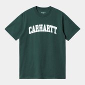 CARHARTT / S/S UNIVERSITY T-SHIRT (Botanic / White)