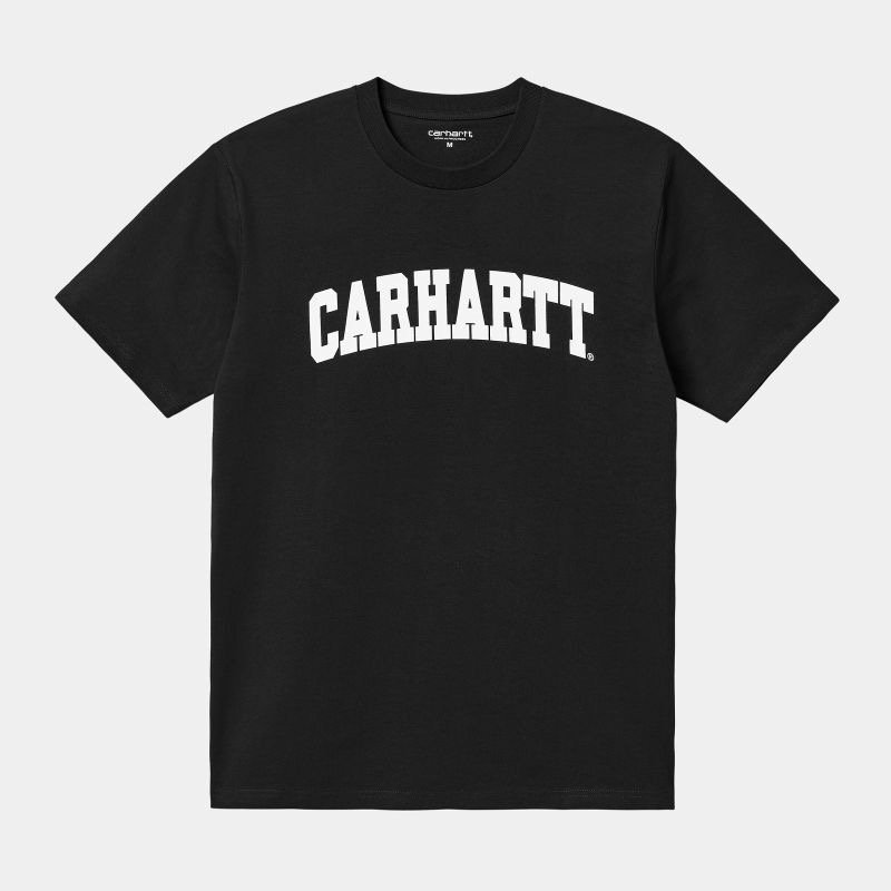 Carhartt WIP / S/S UNIVERSITY T-SHIRT (Black / White) - CANVAS CLOTHING  ONLINE STORE / 39 Shimeno Kanazawa Ishikawa JAPAN 920-0059